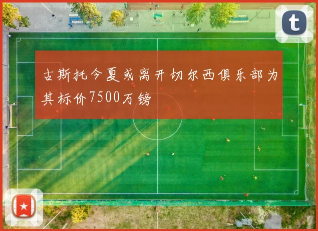 古斯托今夏或离开切尔西俱乐部为其标价7500万镑